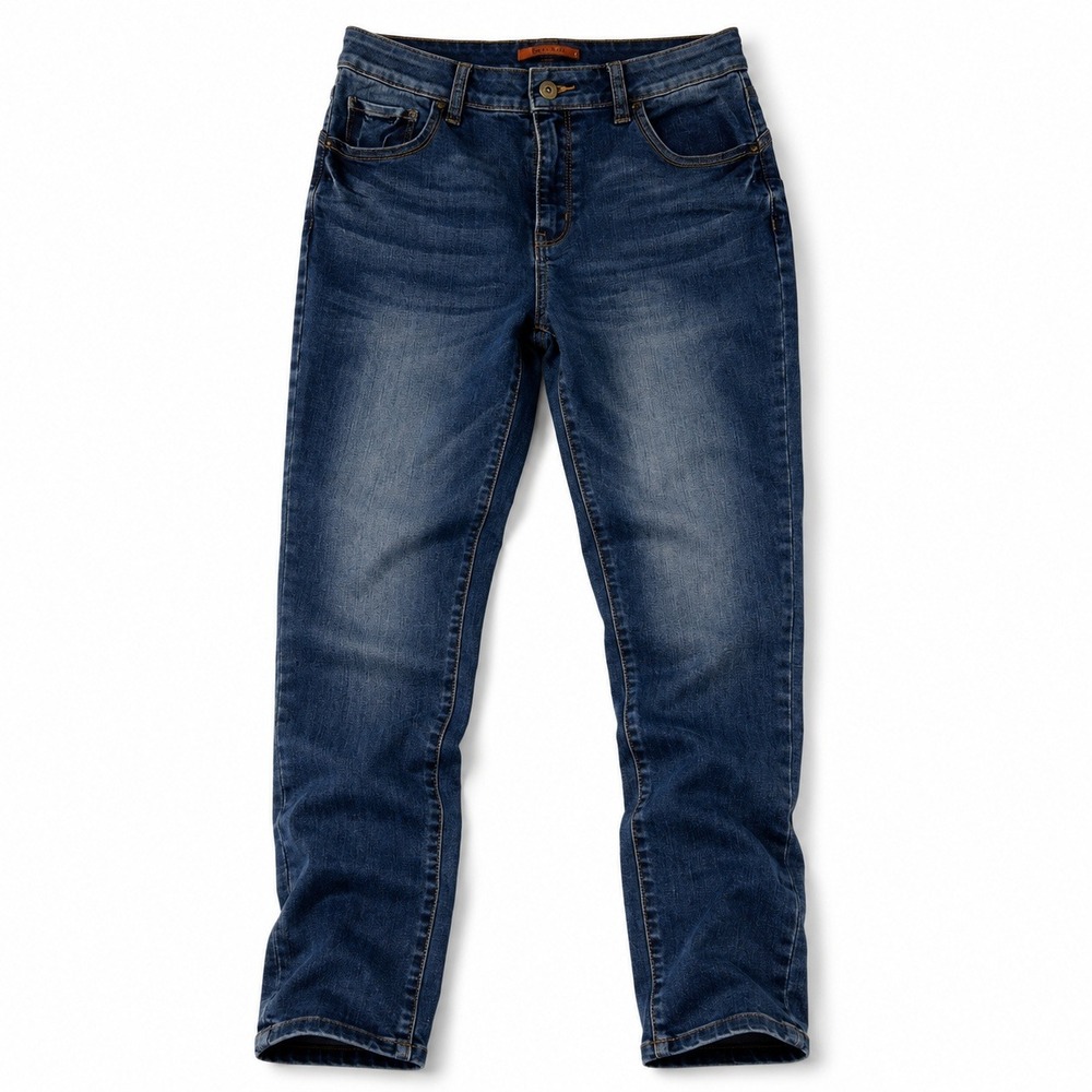 Butt I Love You Wax Jeans Womens 7 Blue Skinny Stretch Mid Rise Denim Pants